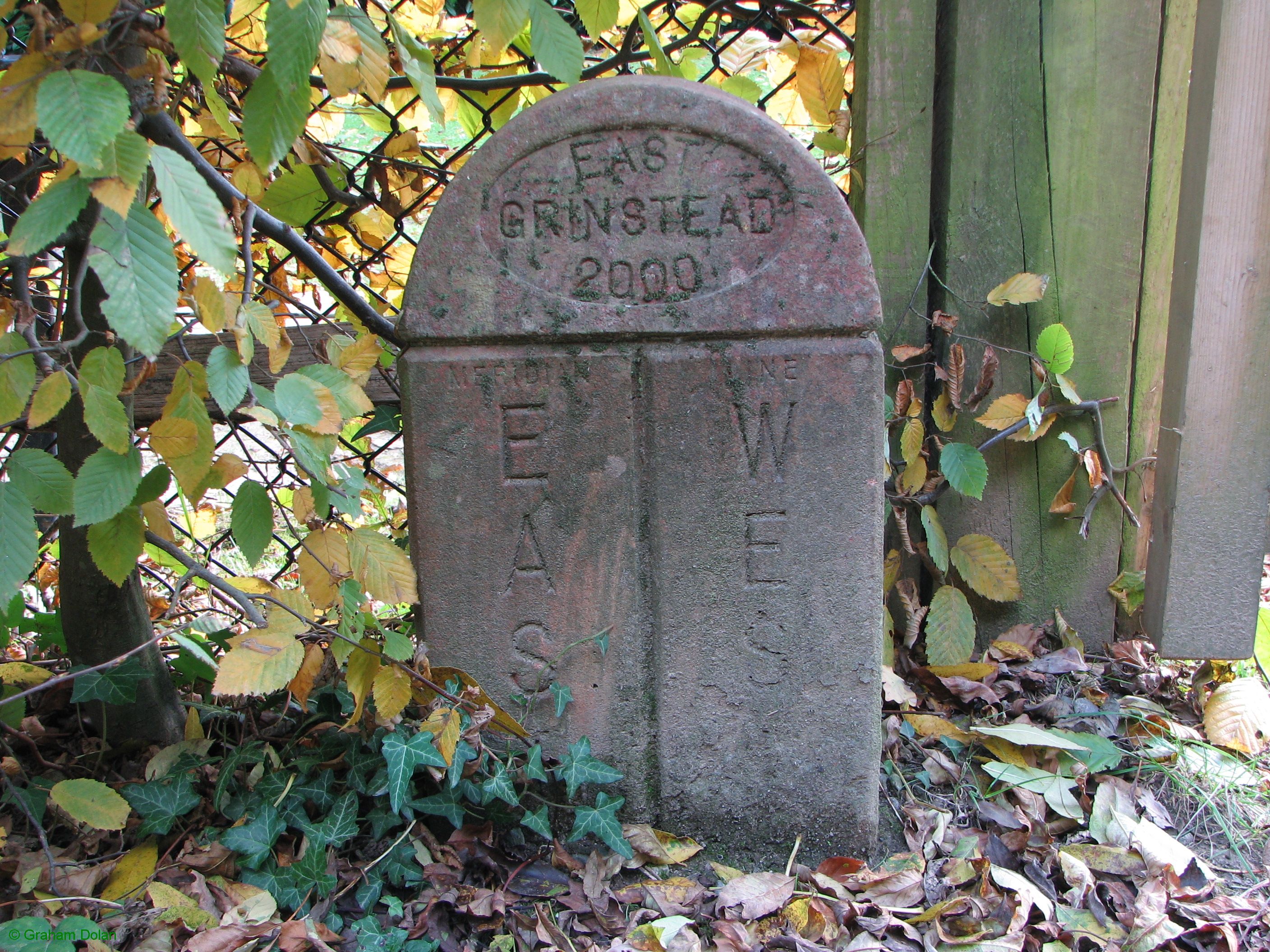 Greenwich Meridian Marker; England; West Sussex; East Grinstead